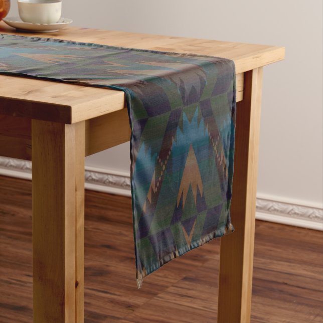 Südwest Design Aztec Print Table Runner Kurzer Tischläufer (Beispiel)