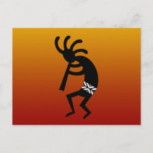 Südwest Design Dancing Kokopelli Postkarte