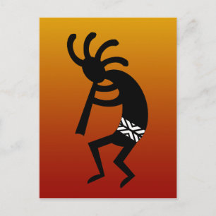 Südwest Design Dancing Kokopelli Postkarte