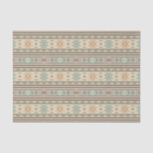Südwest Design Green Brown Tan Seidenpapier