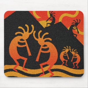 Südwest Design Wüste Sunset Kokopelli Mousepad