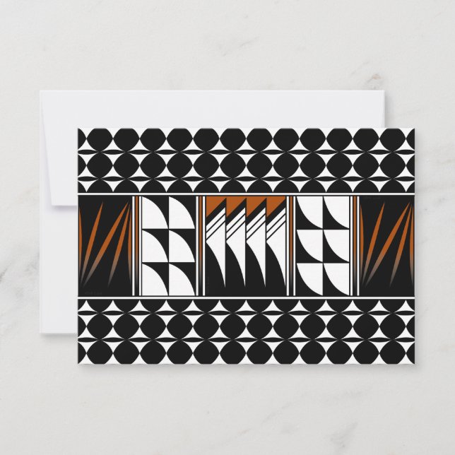 Südwest Feather Blessings Dankeskarte