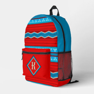 Südwest-Fluss-Canyon-Rot-Türkis-Personalisiert Bedruckter Rucksack