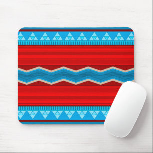 Südwest-Flusscanyon geometrisch Rot Türkis Mousepad