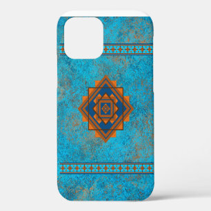 Südwest-Gebirgsgipfel Türkisblau Geometrisch Case-Mate iPhone Hülle