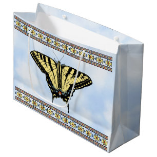 Südwest-Gelbes Frack Butterfly Blue Sky Große Geschenktüte