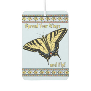 Südwest-Gelbes Frack Butterfly Custom Autolufterfrischer
