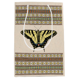 Südwest-Gelbes Frack Butterfly Mittlere Geschenktüte