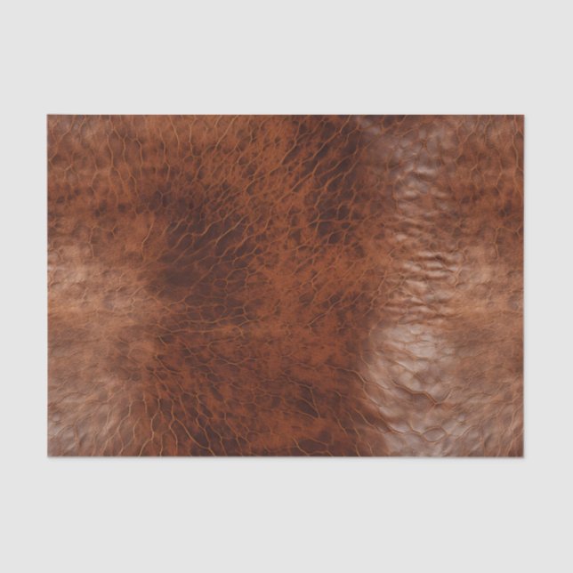 Südwest Imitats Brown Leather Cowhide Seidenpapier (Vorderseite)