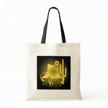 Südwest Kokopelli in Black & Gold