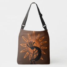 Südwest Kokopelli Sun Rustic A-O-P Cross Body