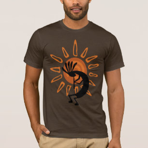 Südwest Kokopelli Wüste Sun Brown Mens Tshirt