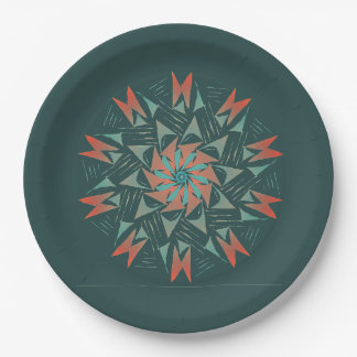Südwest-Mandala-Papierteller Pappteller