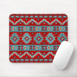 Südwest Mesas Türkis & Rot Mousepad