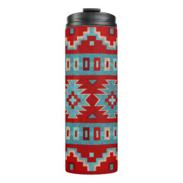 Südwest Mesas Türkis & Rot Thermosbecher
