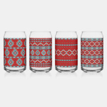 Südwest Mesas Türkisfarbenes geometrisches Set