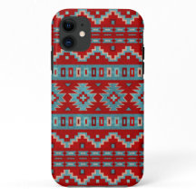 Südwest Mesas Turquoise & Red Phone Case