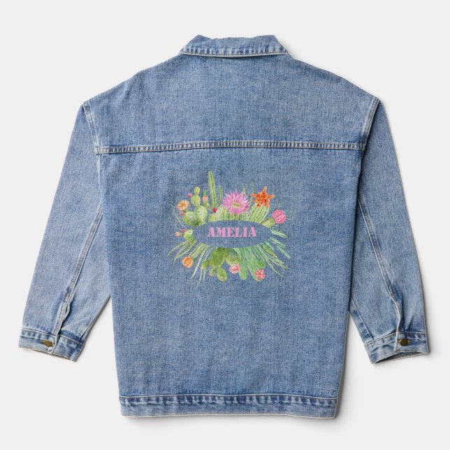 Südwest Monogram Women's Denim Jacket Jeansjacke (Rückseite)