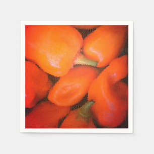 Südwest Mosaik Bright Orange Chili Paprikaschoten Serviette
