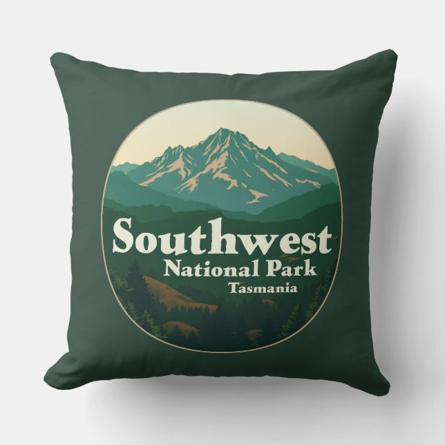 Südwest-Nationalpark Tasmania Kissen (Vorderseite)