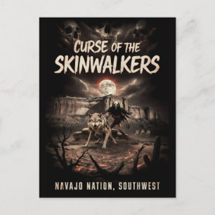 Südwest-Navajo-Nation-Dunkle-Volkskunde-Horror-Kun Postkarte