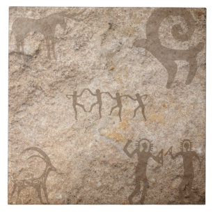 Südwest Petroglyph Indianerische Keramik Tile Fliese