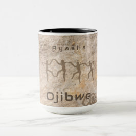 Südwest-Petroglyphen benutzerdefinierter Stamm/Nam Tasse