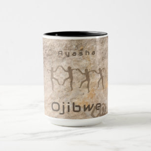 Südwest-Petroglyphen benutzerdefinierter Stamm/Nam Tasse