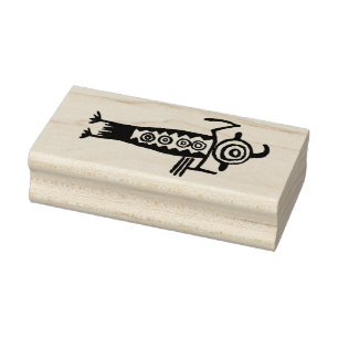 Südwest Petroglyphen Schamane Gummistempel