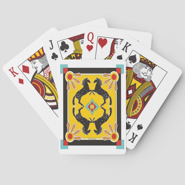 Südwest Ponies Playing Cards Spielkarten (Rückseite)