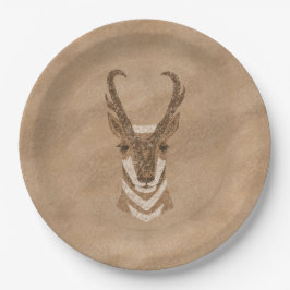 Südwest Pronghorn Antelope Face Paper Teller