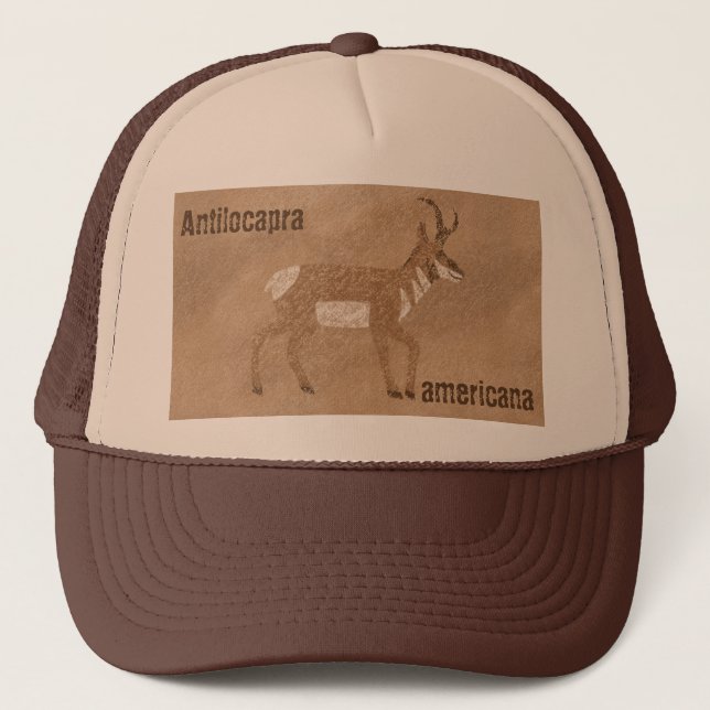 Südwest Pronghorn Antelope Truckerkappe (Vorderseite)