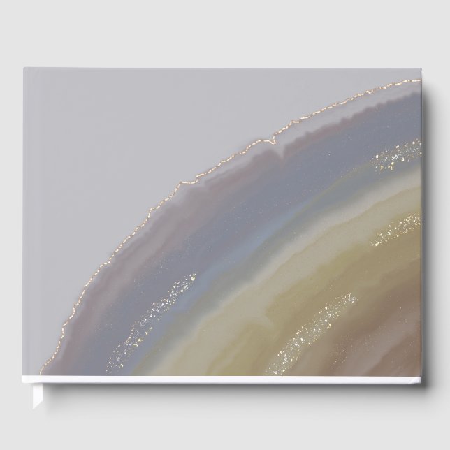 Südwest Rainbow Agate Gästebuch (Vorderseite)