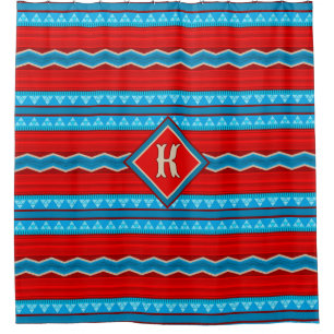 Südwest River Canyon Red Turquoise Personalisiert Duschvorhang