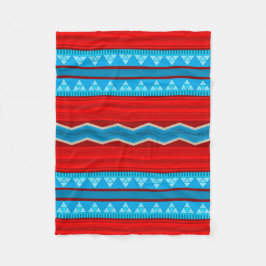 Südwest River Canyon Red und Türkis Fleecedecke