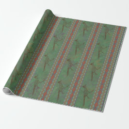 Südwest Roadrunner Sagebrush Green Geschenkpapier