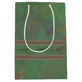 Südwest Roadrunner Sagebrush Green Mittlere Geschenktüte