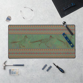 Südwest Roadrunners Geometric Sagebrush Green Schreibtischunterlage