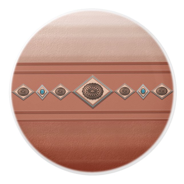 Südwest Sandstone Canyon Keramikknauf (Vorderseite)