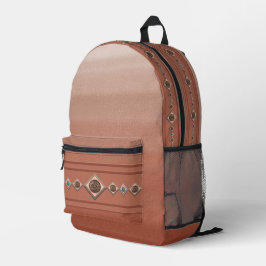 Südwest Sandstone Canyon mit Coppery Conchos Bedruckter Rucksack