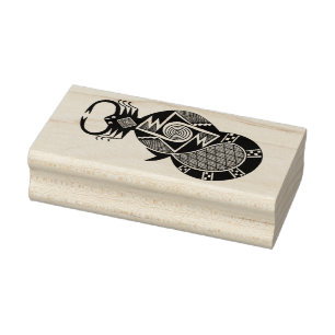 Südwest-Skorpion-Design-Stempel Gummistempel