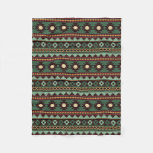 Südwest-Stammesbraun Fleecedecke