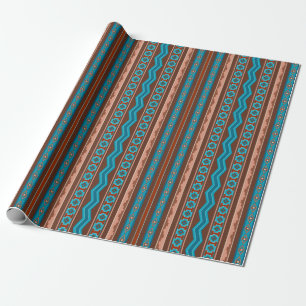 Südwest-Stil geometrisches Cameron-Gorge-Design Geschenkpapier