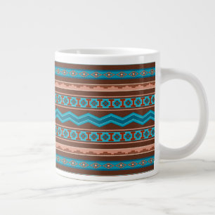 Südwest-Stil geometrisches Cameron-Gorge-Design Jumbo-Tasse