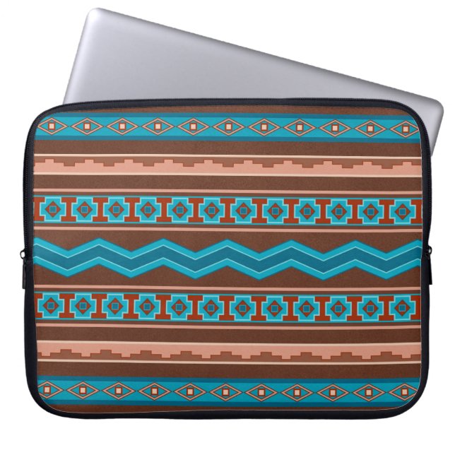 Südwest-Stil geometrisches Cameron-Gorge-Design Laptopschutzhülle (Vorderseite)