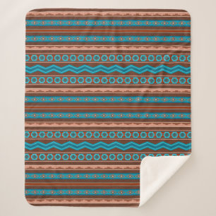 Südwest-Stil geometrisches Cameron-Gorge-Design Me Sherpadecke