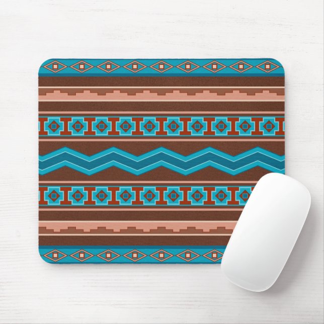 Südwest-Stil geometrisches Cameron-Gorge-Design Mousepad (Mit Mouse)