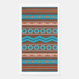 Südwest-Stil geometrisches Cameron-Gorge-Design Serviette