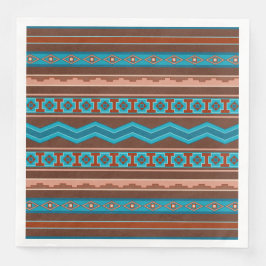 Südwest-Stil geometrisches Cameron-Gorge-Design Serviette