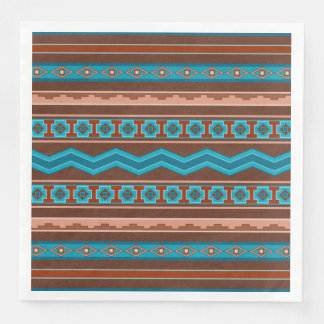 Südwest-Stil geometrisches Cameron-Gorge-Design Serviette
